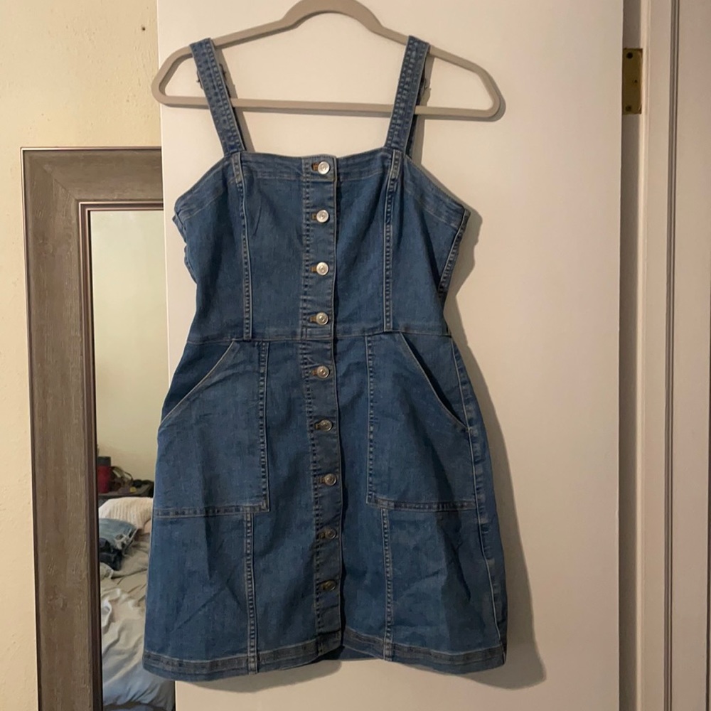 Denim minidress